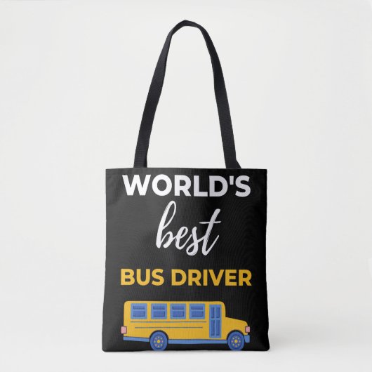World’s Best Bus Driver Tasche (Vorderseite)