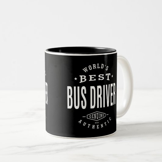World’s Best Bus Driver Zweifarbige Tasse (VorderseiteRechts)