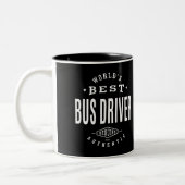 World’s Best Bus Driver Zweifarbige Tasse (Links)
