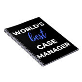 World’s Best Case Manager Notizblock (Rechte Seite)