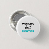 World’s Best Dentist 2 Button (Vorne & Hinten)