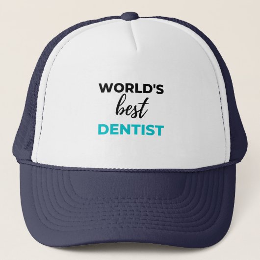 World’s Best Dentist 2 Truckerkappe (Vorderseite)