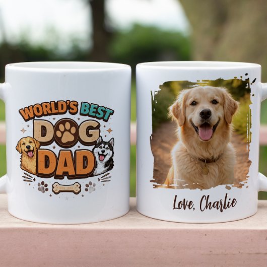 World’s Best Dog Dad | Custom Father’s Day Tasse