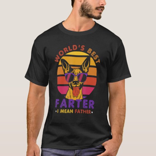 World’s Best Farter I Mean Father Dog Dad T-Shirt (Vorderseite)