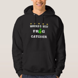 World s Best Frog Catcher  Boys Girls Kids Hoodie