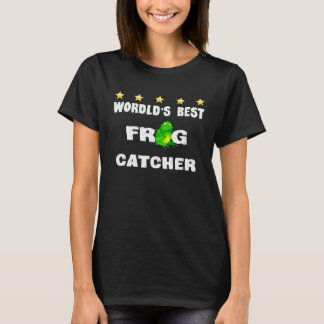 World s Best Frog Catcher  Boys Girls Kids T-Shirt