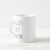 World’s Best Mentor Kaffeetasse (Vorderseite Links)