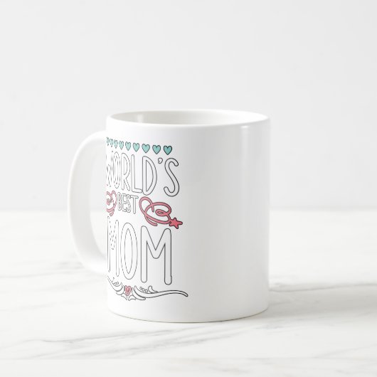 World’s Best Mom Kaffeetasse (Vorderseite Links)