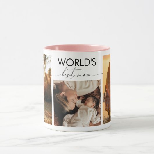 World’s Best Mom Photo Mug Tasse (Zentrum)