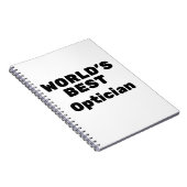 World’s Best Optician Notizblock (Rechte Seite)