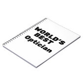 World’s Best Optician Notizblock (Linke Seite)