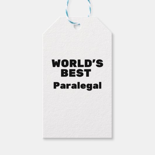 World’s Best Paralegal Geschenkanhänger (Vorderseite)