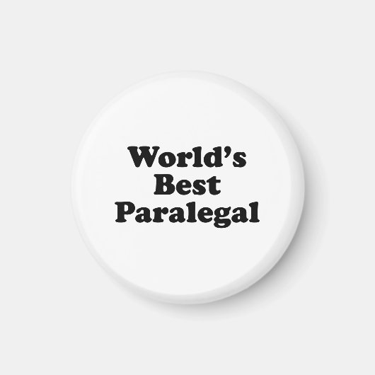 World’s Best Paralegal Magnet (Vorne)