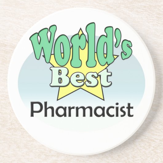 World’s best Pharmacist Getränkeuntersetzer (Vorne)