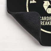 World’s Cardboard Box Breaker Funny Recycling Hero Mousepad (Ecke)