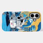 World’s Fair Lunar Module (Day): iPhone 16 Case (Rückseite (Horizontal))