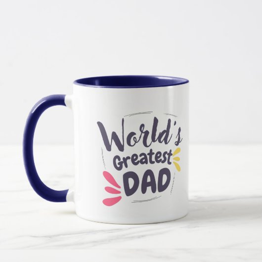 World’s Greatest Dad Coffee Mug  Tasse (Links)