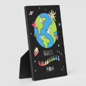 World’s Grooviest Mom Retro Plaque                 Fotoplatte (Seite)