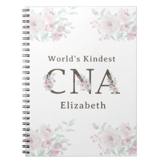 World’s Kindest CNA Floral Notizblock