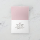 World’s Kindest PSW Floral Christmas Dankeskarte (Innenseite)