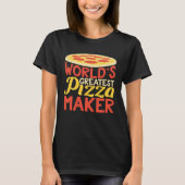 World s largest pizza baker T-Shirt (Vorderseite)