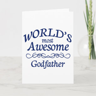 World’s Most Awesome Godfather Karte
