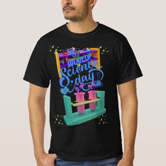 World Science Day for Peace and Development T-Shir T-Shirt (Vorderseite)
