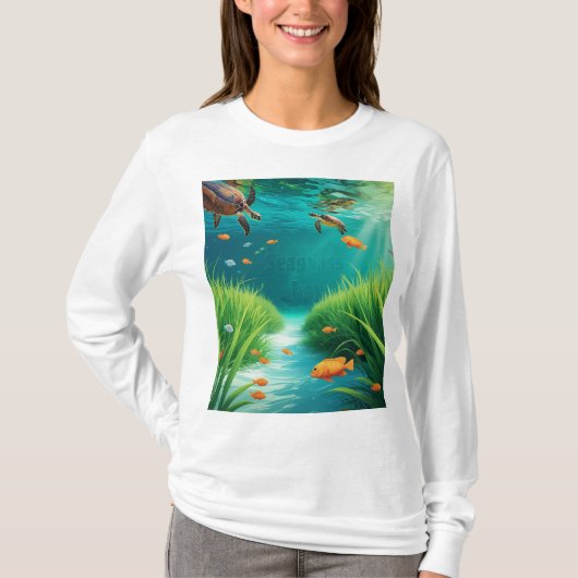 World Sea grass Day T-Shirt (Vorderseite)