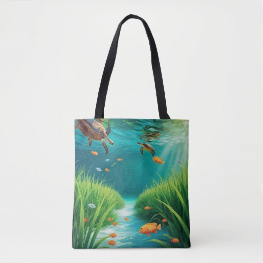 World Sea grass Day Tasche (Vorderseite)