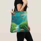 World Sea grass Day Tasche (Von Nahem)