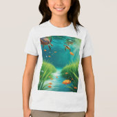 World Sea grass Day Tri-Blend Shirt (Vorderseite)