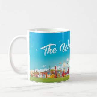 World Sehenswürdigkeiten: Reisen Vintages Set Kaffeetasse