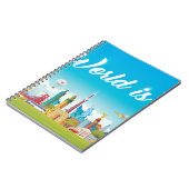 World Sehenswürdigkeiten: Reisen Vintages Set Notizblock (Linke Seite)