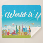 World Sehenswürdigkeiten: Reisen Vintages Set Sherpadecke (Vorderseite (Horizontal))