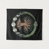 World Serpent & World Tree Wandteppich (Vorderseite (Horizontal))