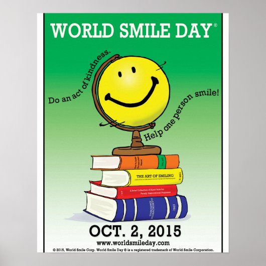 World Smile Day® 2015 Poster (Vorne)