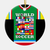 World Soccer Flags Jersey Ornament (Vorne)