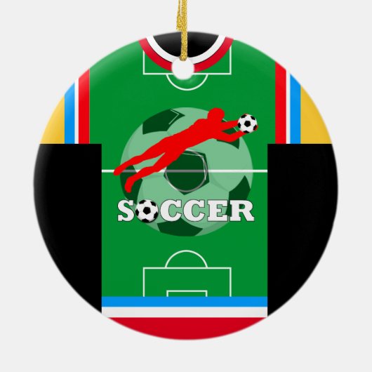 World Soccer Flags Jersey Ornament (Hinten)