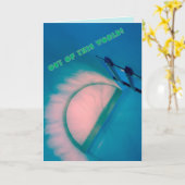 World space sky heavens Out of This World Karte (Gelbe Blume)