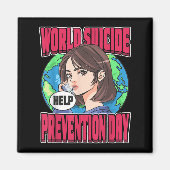 World Suicide Prevention Day Awareness September 1 Magnet (Vorne)