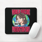World Suicide Prevention Day Awareness September 1 Mousepad (Mit Mouse)