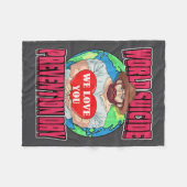 World Suicide Prevention Day Motivational Dad Sept Fleecedecke (Vorderseite (Horizontal))