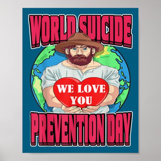World Suicide Prevention Day Motivational Dad Sept Poster (Vorne)