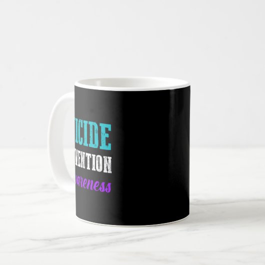 World Suicide Prevention Day Suicide Awareness Kaffeetasse (Vorderseite Links)