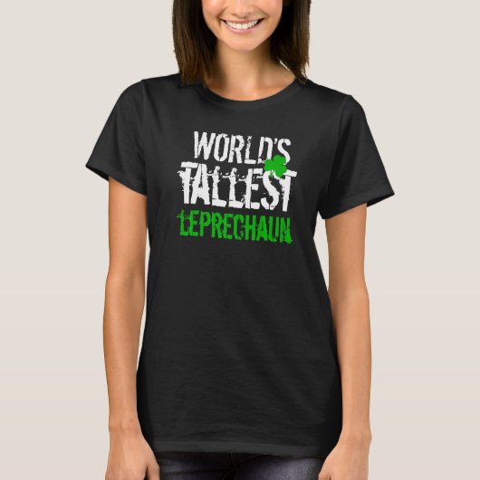 World Tallest Leprechaun, Kleeblatt Green C Boy G T-Shirt (Vorderseite)