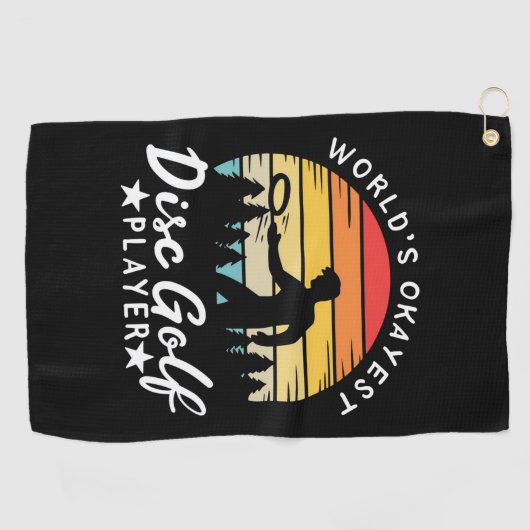 World Token Golf Player Golfhandtuch (Horizontal)