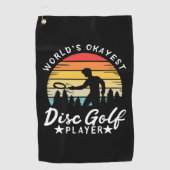 World Token Golf Player Golfhandtuch (Vorderseite)