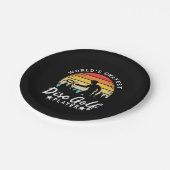 World Token Golf Player Pappteller (Schrägansicht)