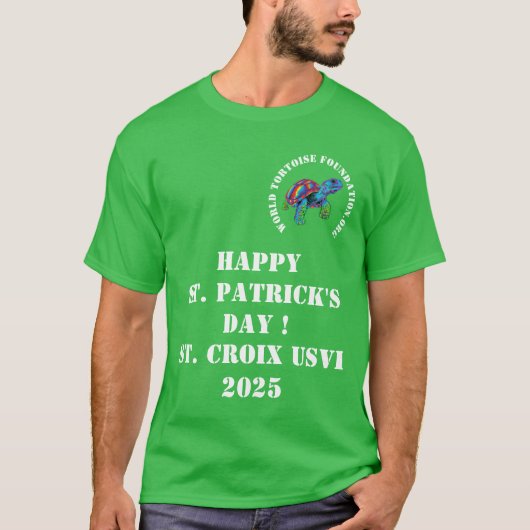 World Tortoise Foundation St Patrick's Day STX T-Shirt (Vorderseite)