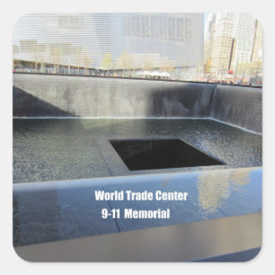 World Trade Center, 11.9. Gedenkstätte Quadratischer Aufkleber